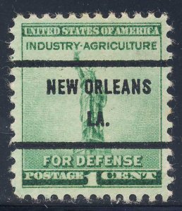 New Orleans LA, 899-71 Bureau Precancel, 1¢ National Defense