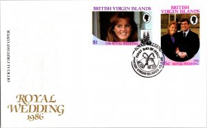 British Virgin Islands, Worldwide First Day Cover, Royalty