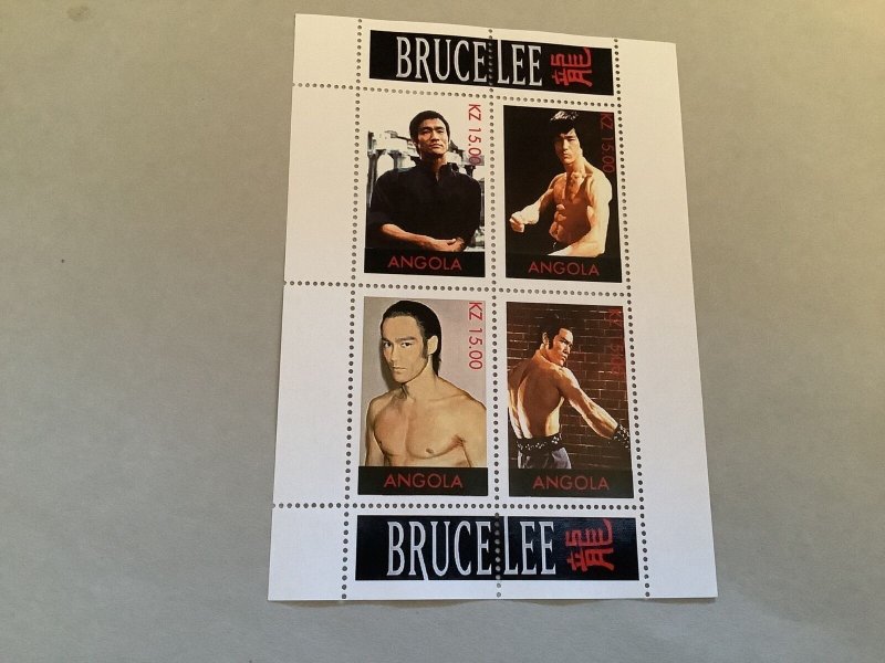 Angola Bruce Lee Martial Arts Jeet Kune Do mint never hinged stamps sheet R48705