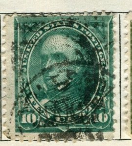 USA; 1895 early classic Presidential series used 10c. value