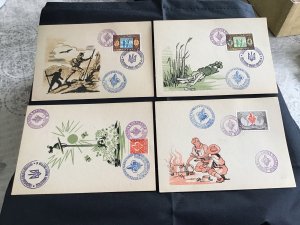 1956 Ukrainian Scouting Postcards