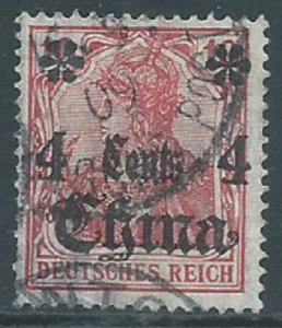 Germany - Offices in China, Sc #49, 4c on 10pf, Used