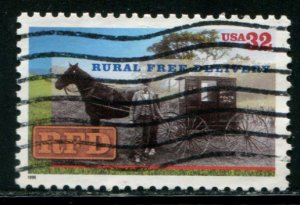 3090 US 32c Rural Free Delivery, used