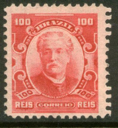 Brazil 177, 100r Eduardo Waldenkolk. Unused, NG. (453)