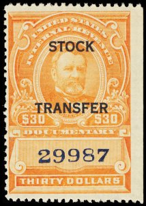 U.S. REV. STOCK TRANSFER RD19a  Mint (ID # 118026)