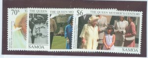 Samoa (Western Samoa) #978-981 Mint (NH) Single (Complete Set) (Queen)