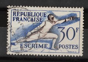 France 1953 Sports 30f (1/6) USED Sc(702)