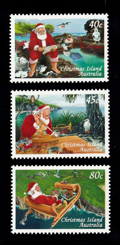 Christmas Islands Scott #407-409 MNH