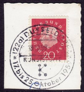 Germany - 1959 - Scott #795 - used - special DÜSSELDORF pmk