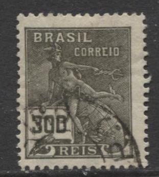 Brazil - Scott 228 - Mercury Issue -1920 - Used - Single 300r Stamp