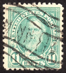 1922, US 11c, Hayes, Used, Sc 563