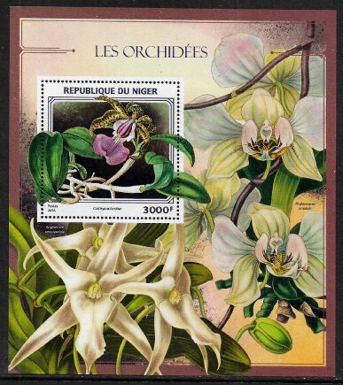 Niger #Z008 MNH S/Sheet - Orchids - Flowers