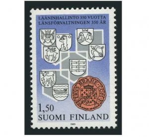 Finland 710, MNH. Michel 971. Provincial Administration, 350th Ann. 1985.