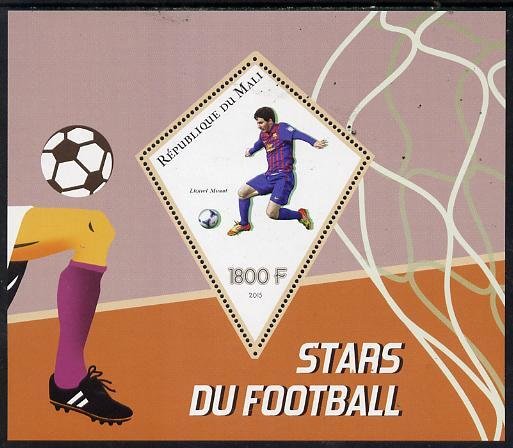 MALI - 2015 - Football Stars - Perf De Luxe Sheet - MNH-Private Issue