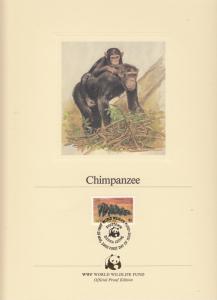 Sierra Leone - Chimpanzee, FDC stamp lot - (1591)