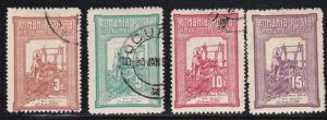 Romania # B 5-8, Mixed Used and Unused, 1/3 Cat.