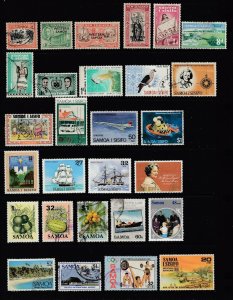 SAMOA - 39 Different - Include Scott #773-4a - Total SCV = $51.30              