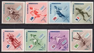 003 - Republica Dominicana - Olympic Games -Melbourne 1956 -Imperforated-MNH Set
