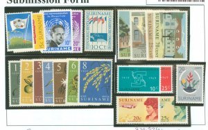 Surinam #270/276/282-283/291/ Mint (NH) Single (Complete Set)