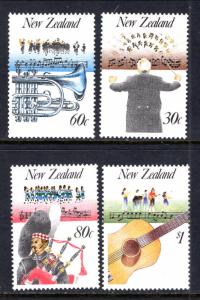 New Zealand 857-860 Music MNH VF