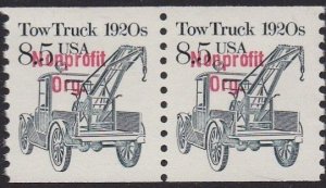 2129a Tow Truck Coil Pair MNH