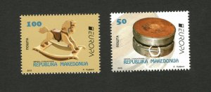 MACEDONIA-MNH** SET-EUROPA CEPT-OLD TOYS-2015.