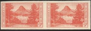 # 764 Mint No Gum As Issued Red Orange Mt. Rockwell And T...