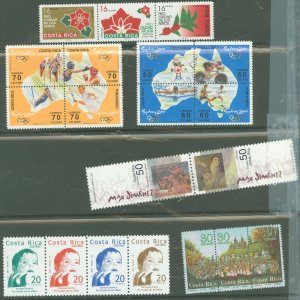 Costa Rica #496/536-7/539/RA117/ Mint (NH) Single (Complete Set)