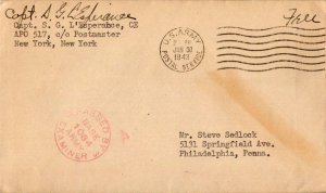 United States A.P.O.'s Soldier's Free Mail 1943 U.S. Army, Postal Service [A....