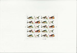 US Stamps/Sheet/Postage Sct #3225a Tropical Birds MNH F-VF OG  FV $6.40