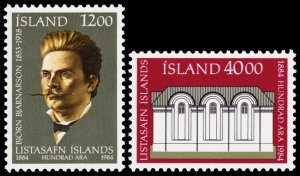 Iceland Scott 600-601 (1984) Mint NH VF C