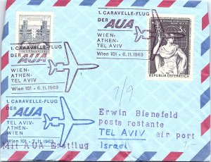 Austria, First Flight, Israel