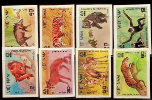 NORTH VIET NAM Sc 116-23 NH IMPERF ISSUE OF 1981 - ANIMALS