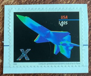 US #4018 Used Single OP X-Plane SCV $5.00 L42