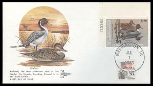 #RW50 Pintails Plate Gillcraft FDC