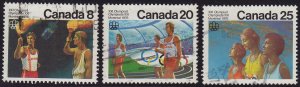 Canada - 1976 - Scott #681-83 - used - Sport Olympic Games