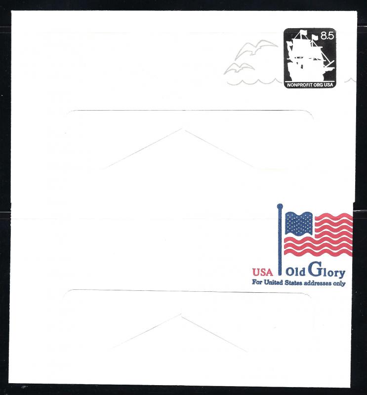 U610, U633 WINDOW, P. O. FRESH ENVELOPES, UNUSED, SHIP $1.00