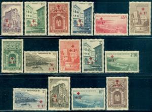 Monaco #B36-B50  MNH  Scott $240.00