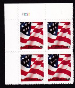 2002 FLAG non-denominated Sc 3621 plate block MNH self-adhesive P2222