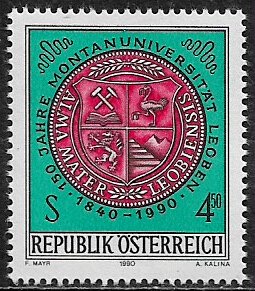 Austria #1519 MNH Stamp - Mining University