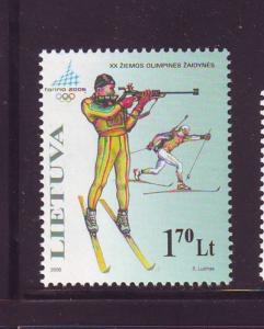 Lithuania Sc804 2006 Turin Winter Olympics stamp NH