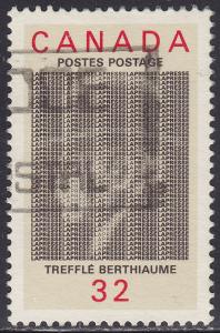 Canada 1044 USED 1984 Treffle Berthiaume 32¢