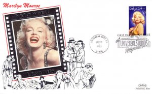 Benham (U.K.) FDC #2967 Marilyn Monroe Hollywood 1995