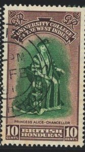 British Honduras Sc#142 Used - Day of Issue Cancel