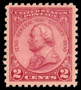 US Sc 689 XF/MLH - 1930 2¢ - Gen. von Steuben