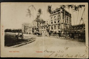Old postcard - Galle Face Hotel in Colombo, Sri Lanka, known for its ...