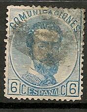 Spain 179 used, thin, CV $39