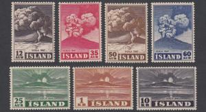 Iceland 246-252 MNH CV $99.30