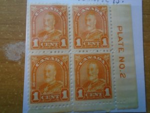 Canada  #   162  LR  #  2  Plate Block