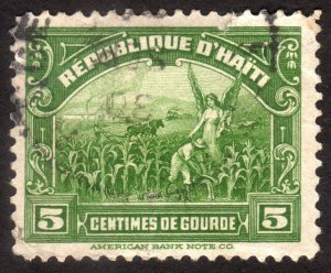 1920, Haiti 5c, Used, Sc 311